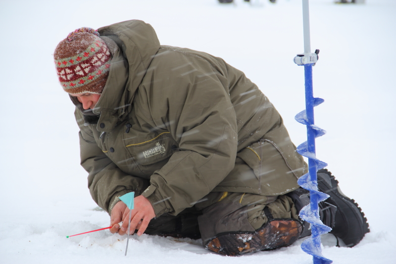 Спортивная мормышка в метель