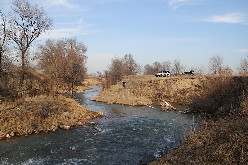 Ловля османа на реке Каскеленка
