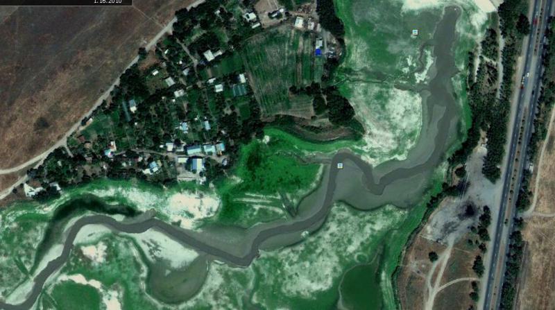 вид из космоса