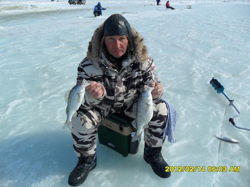 Окунь на озере Алаколь