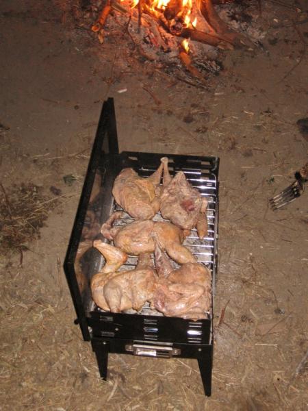 охота на фазана, шашлык из маринованного фазана