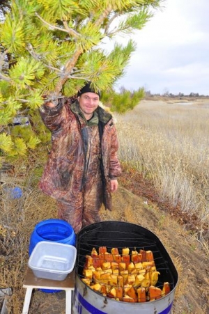 Копчение сала